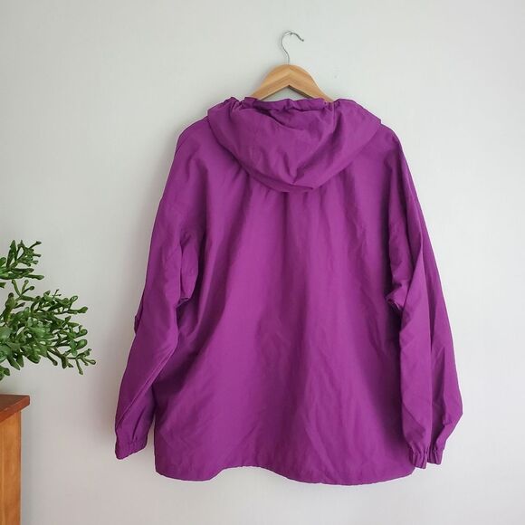 Vintage Columbia sportswear company purple and teal windbreaker jacket size XL - Picture 5 of 5